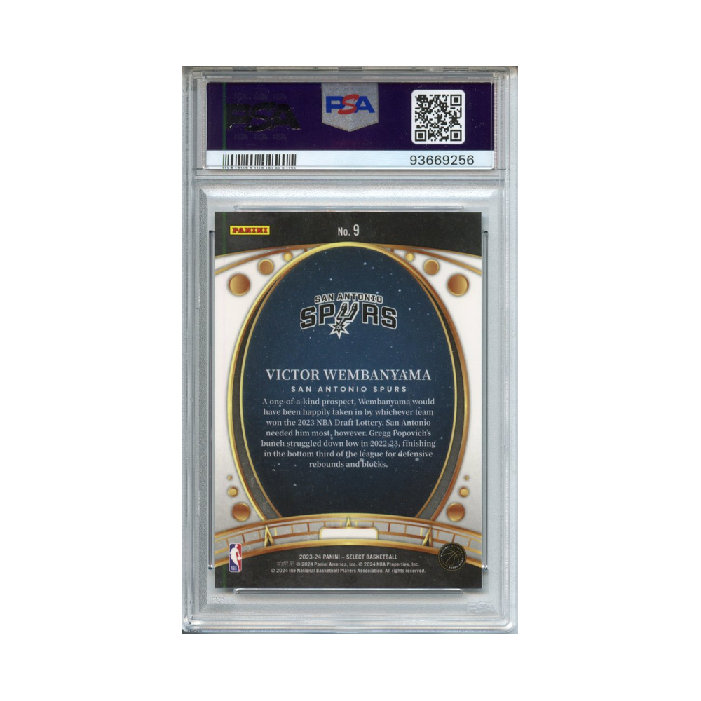 Victor-Wembanyama-Lodestars-2023-Select-PSA-10-Rückseite