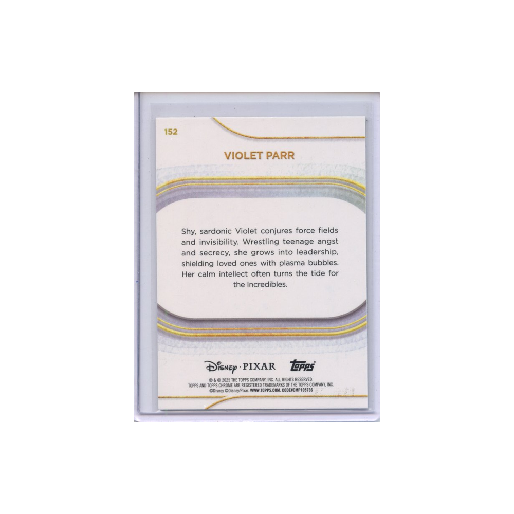 Violett-Parr-Yellow-Refractor-/275-2025-Topps-Chrome-Rückseite