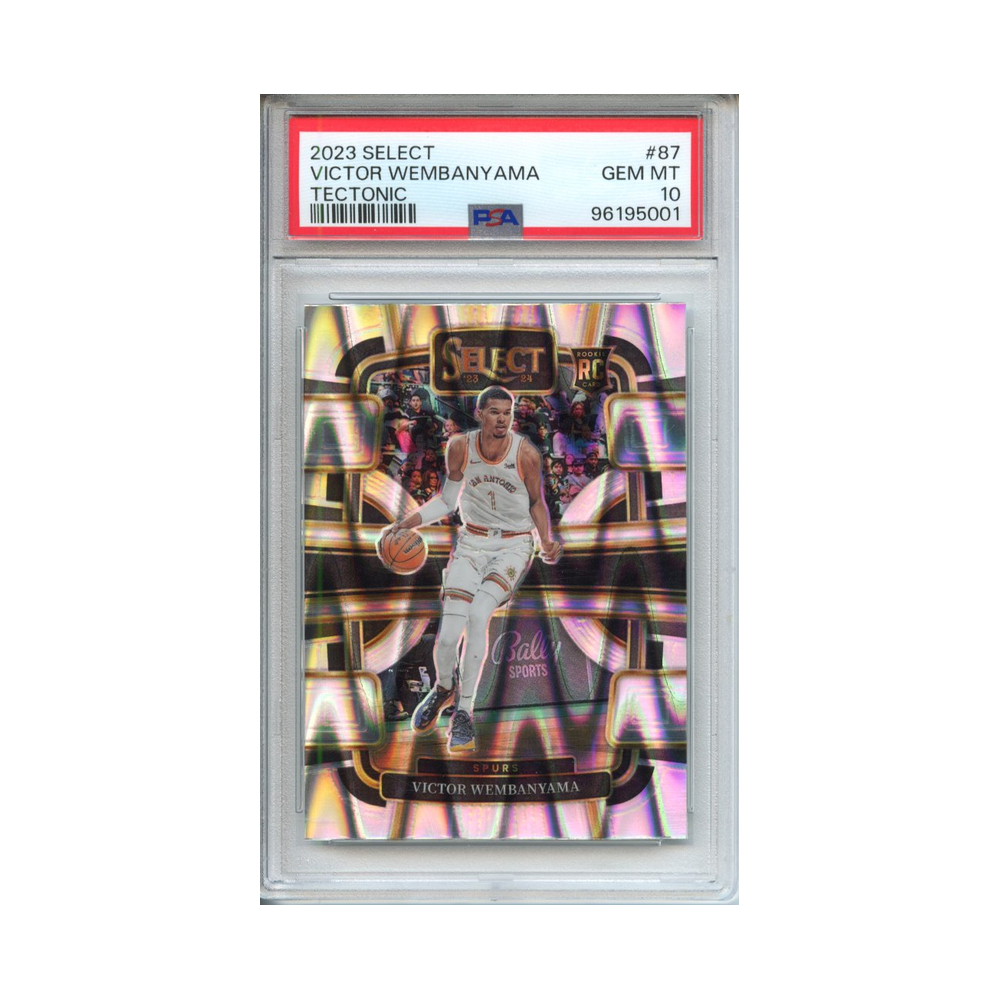 Victor-Wembanyama-Tectonic-2023-Select-#2-PSA-10-Vorderseite