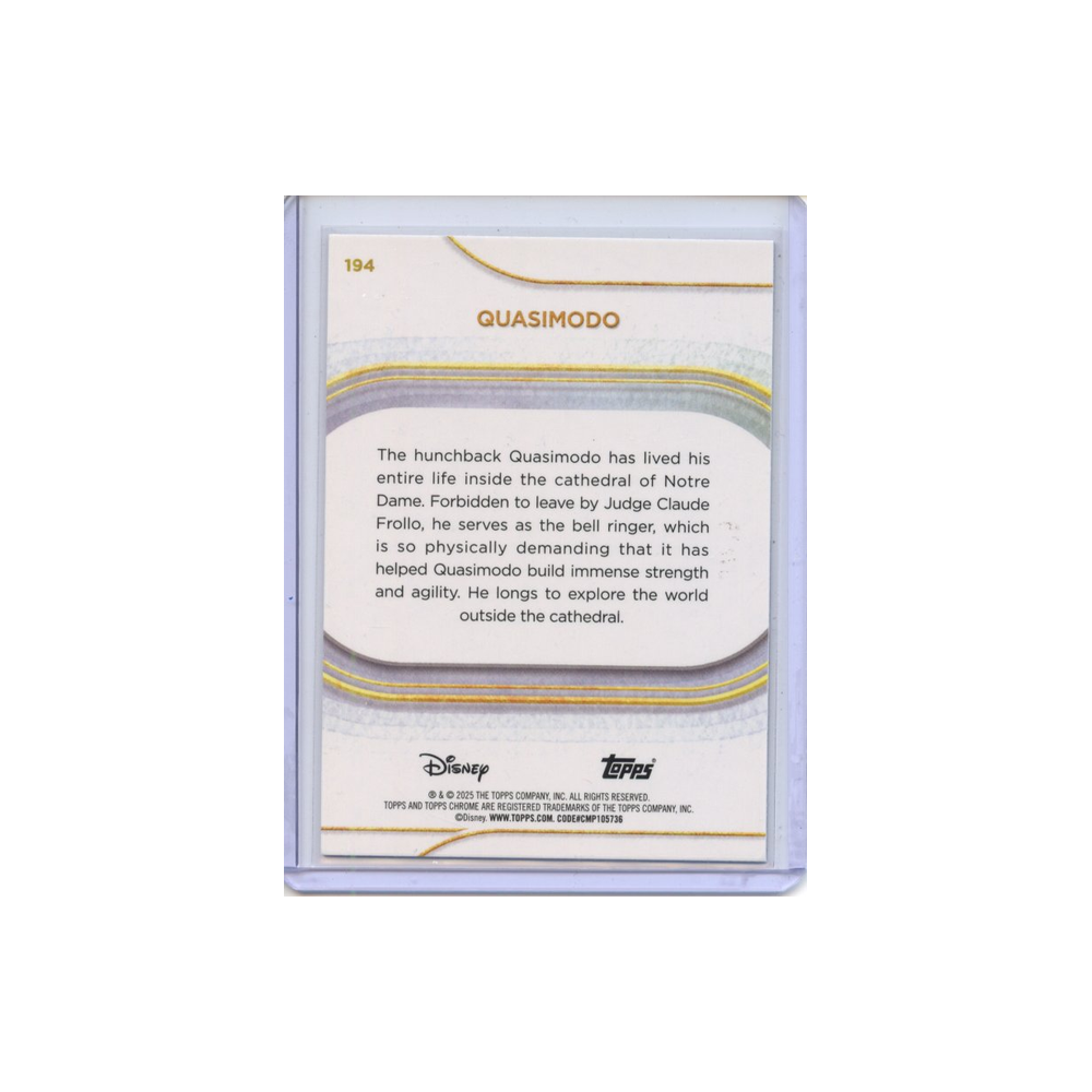 Quasimodo-Purple-Wave-/75-2025-Topps-Chrome-Rückseite