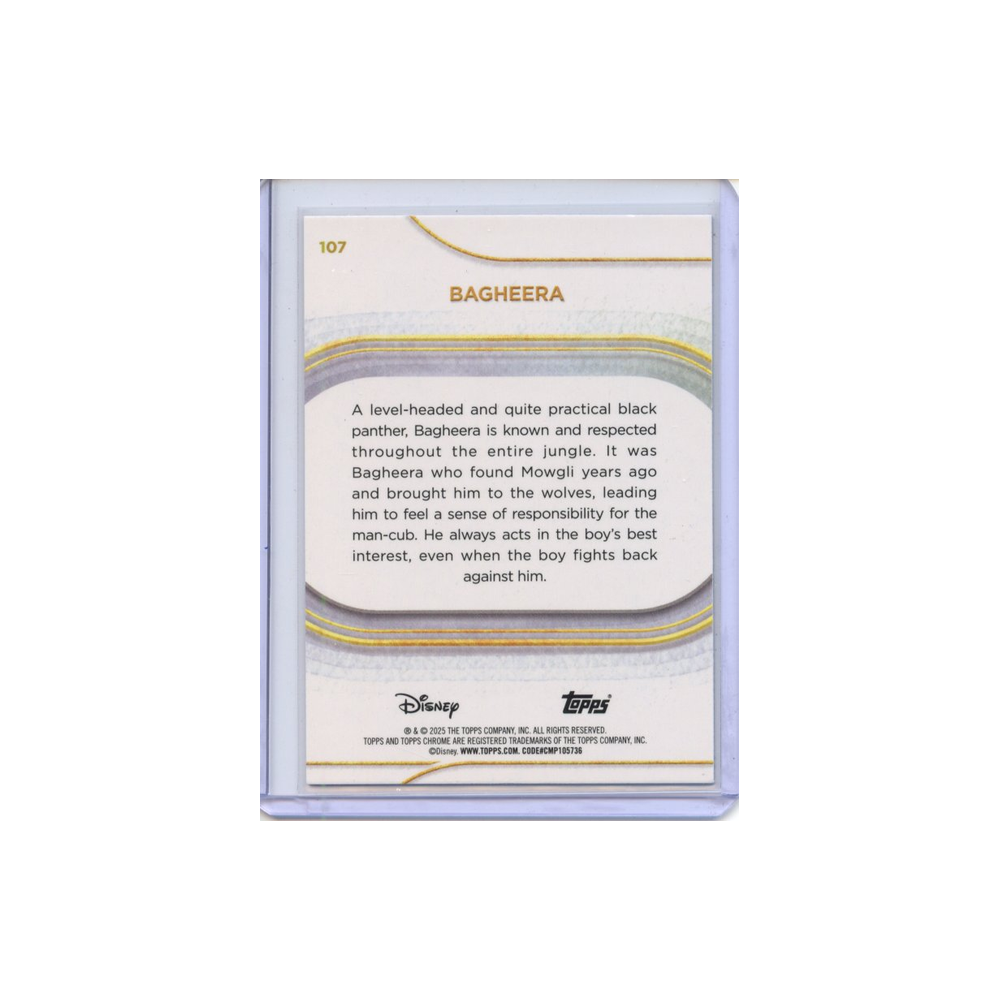 Bagheera-Purple-Wave-/75-2025-Topps-Chrome-Rückseite