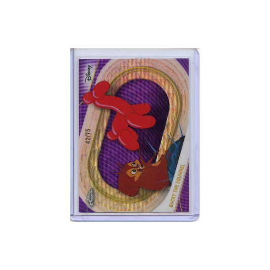 Bucky-The-Squirrel-Purple-Wave-/75-2025-Topps-Chrome-Vorderseite
