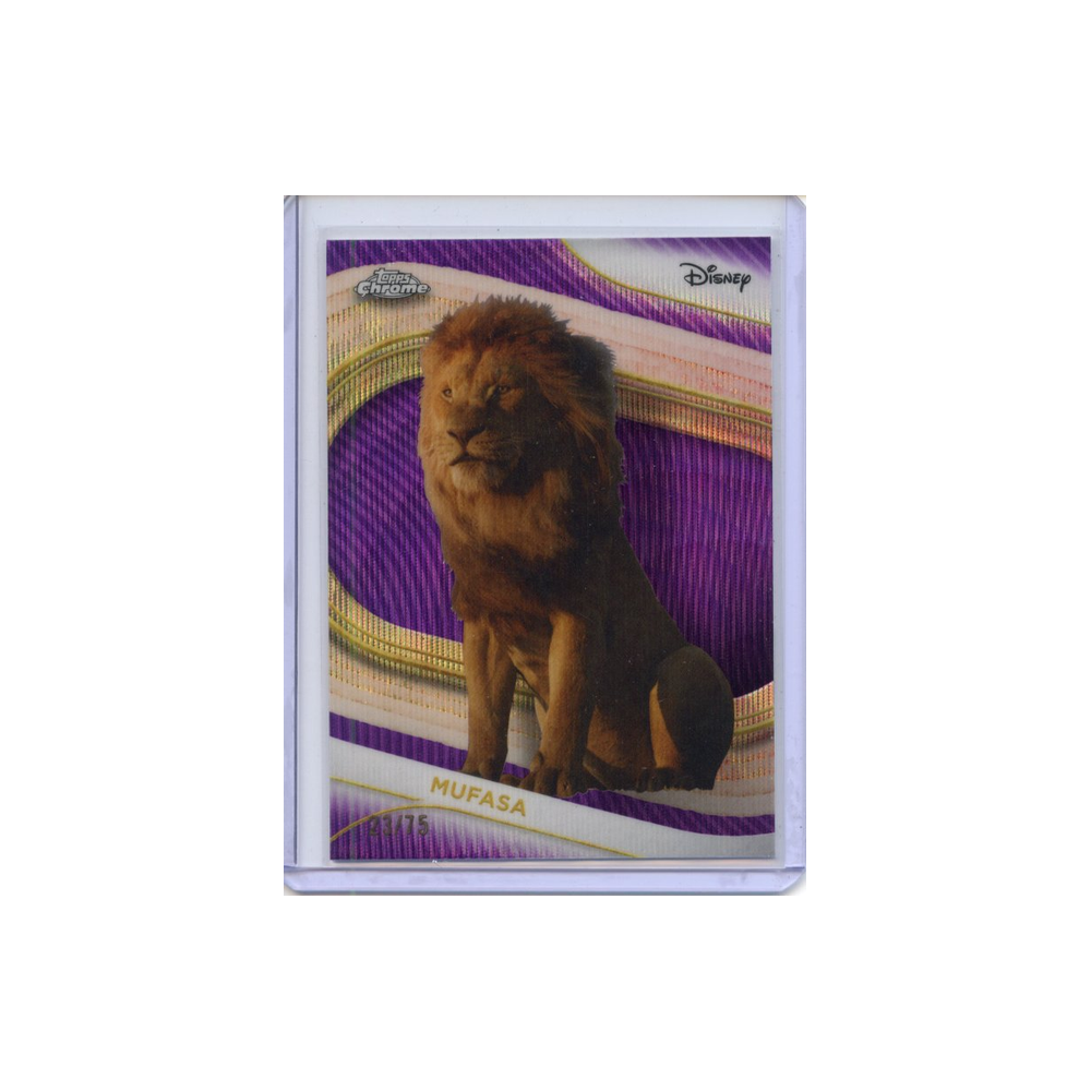 Mufasa-Purple-Wave-/75-2025-Topps-Chrome-Vorderseite