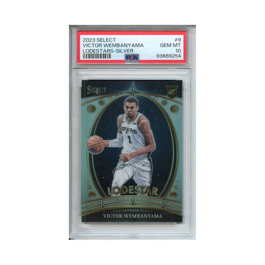 Victor-Wembanyama-Lodestars--Silver-2023-Select-PSA-10-Vorderseite