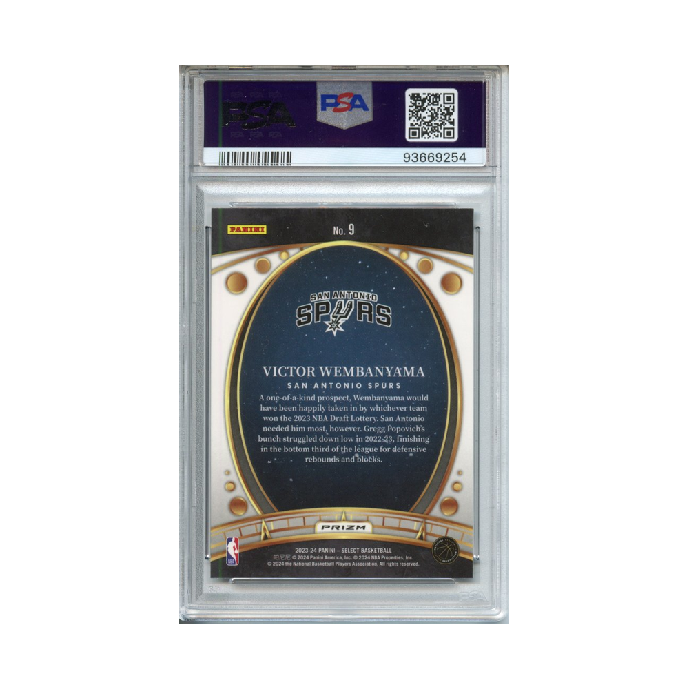 Victor-Wembanyama-Lodestars--Silver-2023-Select-PSA-10-Rückseite