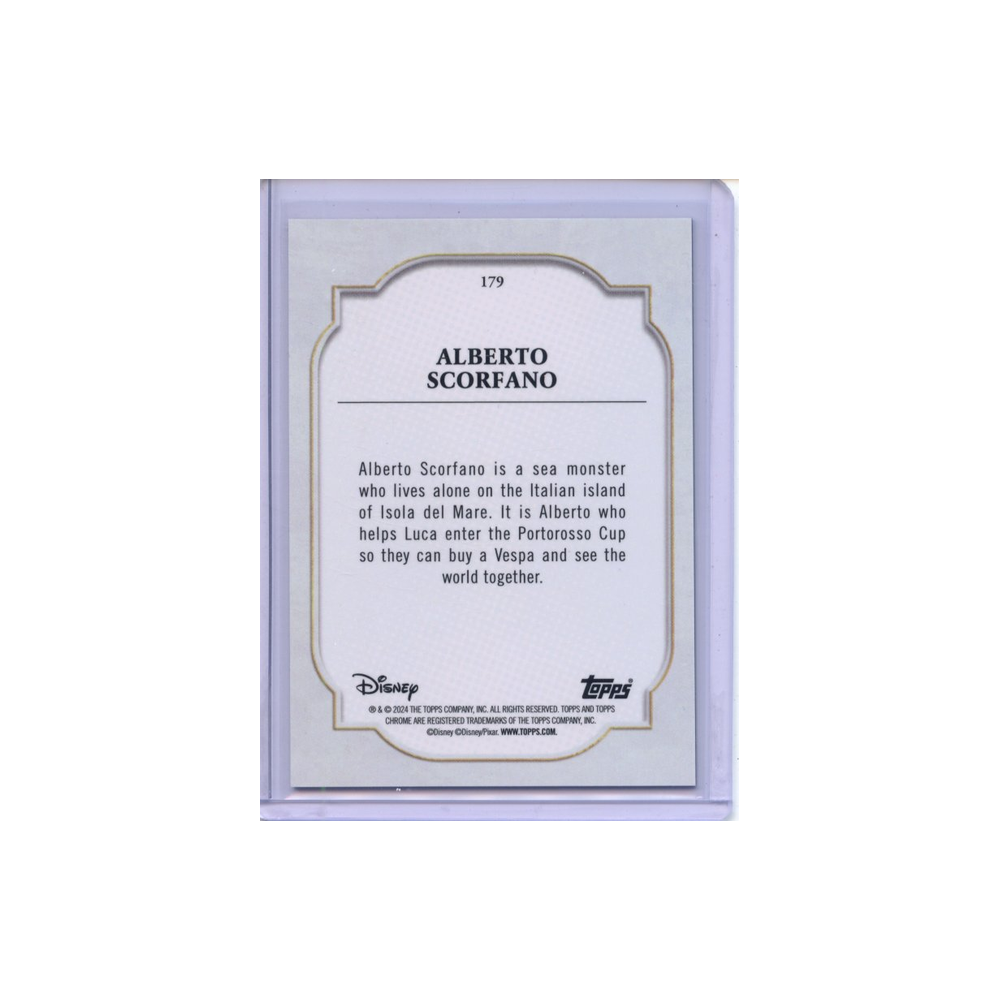 Alberto-Scorfano-Dark-Blue-Lava-/75-2024-Topps-Chrome-Rückseite