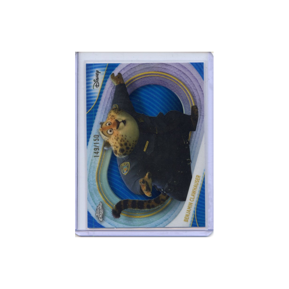 Benjamin-Clawhauser-Blue-Refractor-/150-2025-Topps-Chrome-Vorderseite