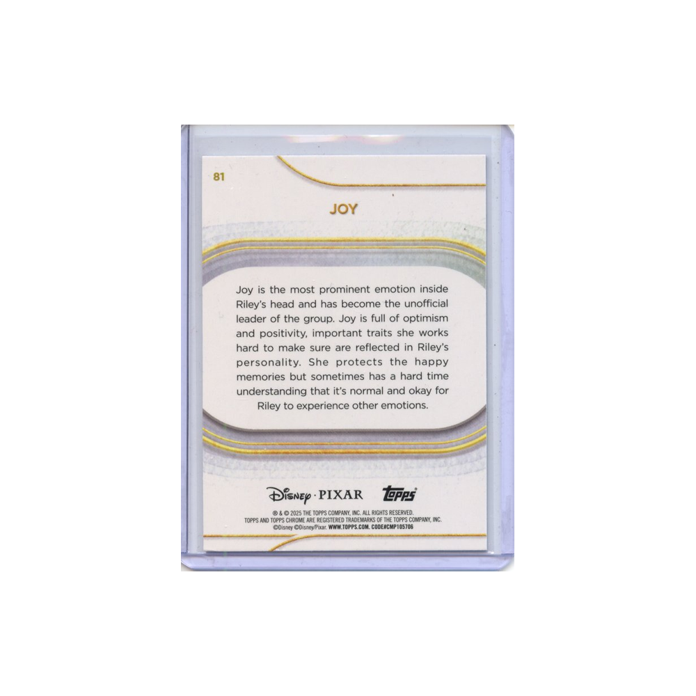 Joy-Blue-Refractor-/150-2025-Topps-Chrome-Rückseite