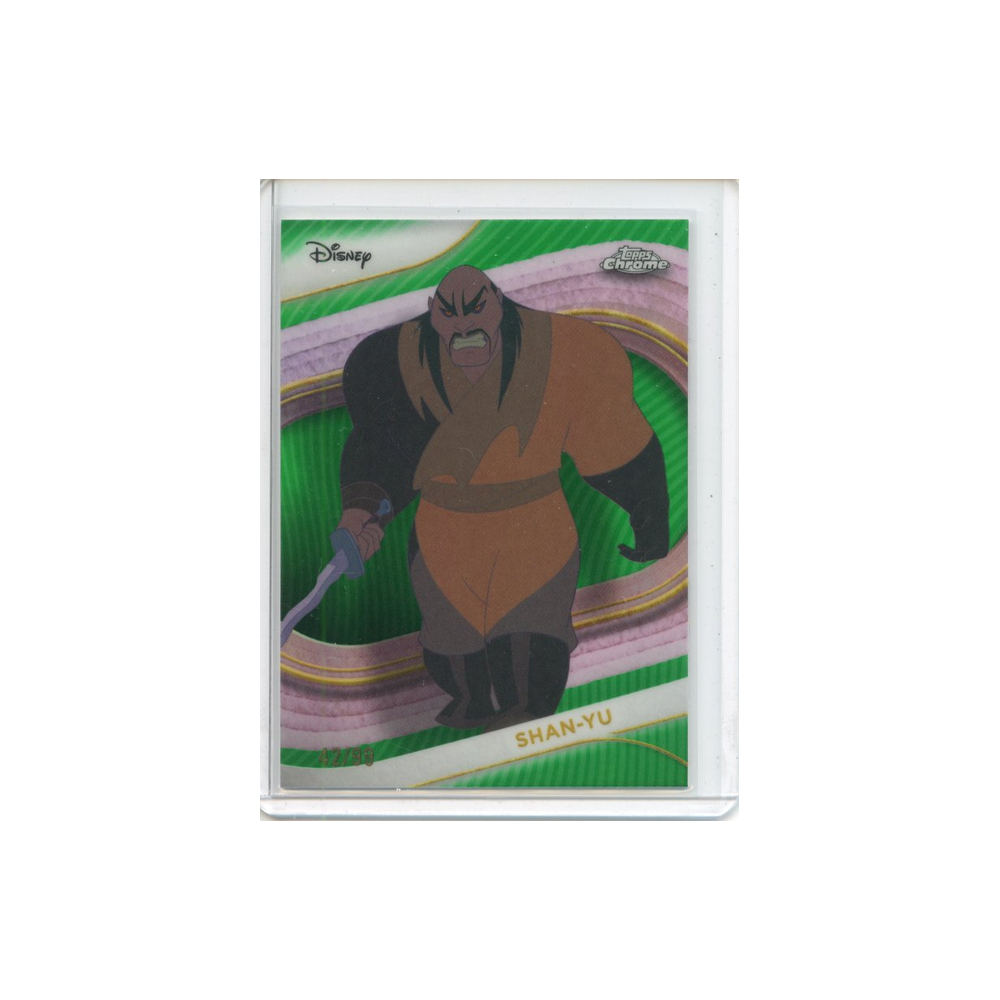 Shan-Yu-Green-Refractor-/99-2025-Topps-Chrome-Vorderseite