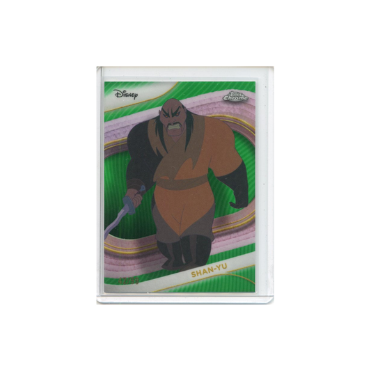 Shan-Yu-Green-Refractor-/99-2025-Topps-Chrome-Vorderseite