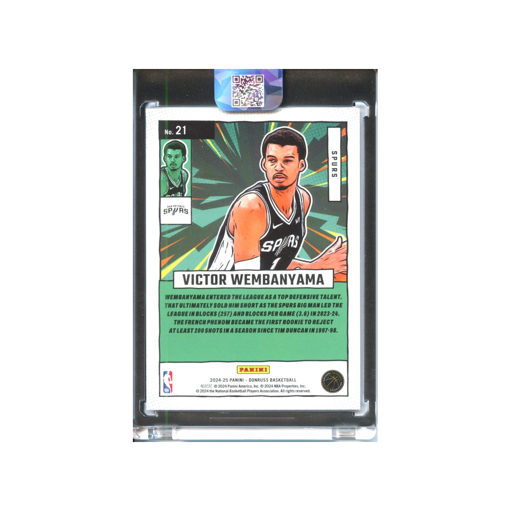 Victor-Wembanyama-Diamond-Red-Net-Marvels-/75-2024-Donruss-Rückseite