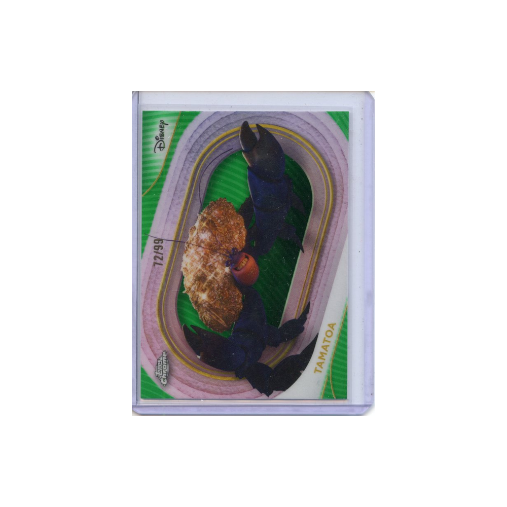 Tamatoa-Green-Refractor-/99-2025-Topps-Chrome-Vorderseite