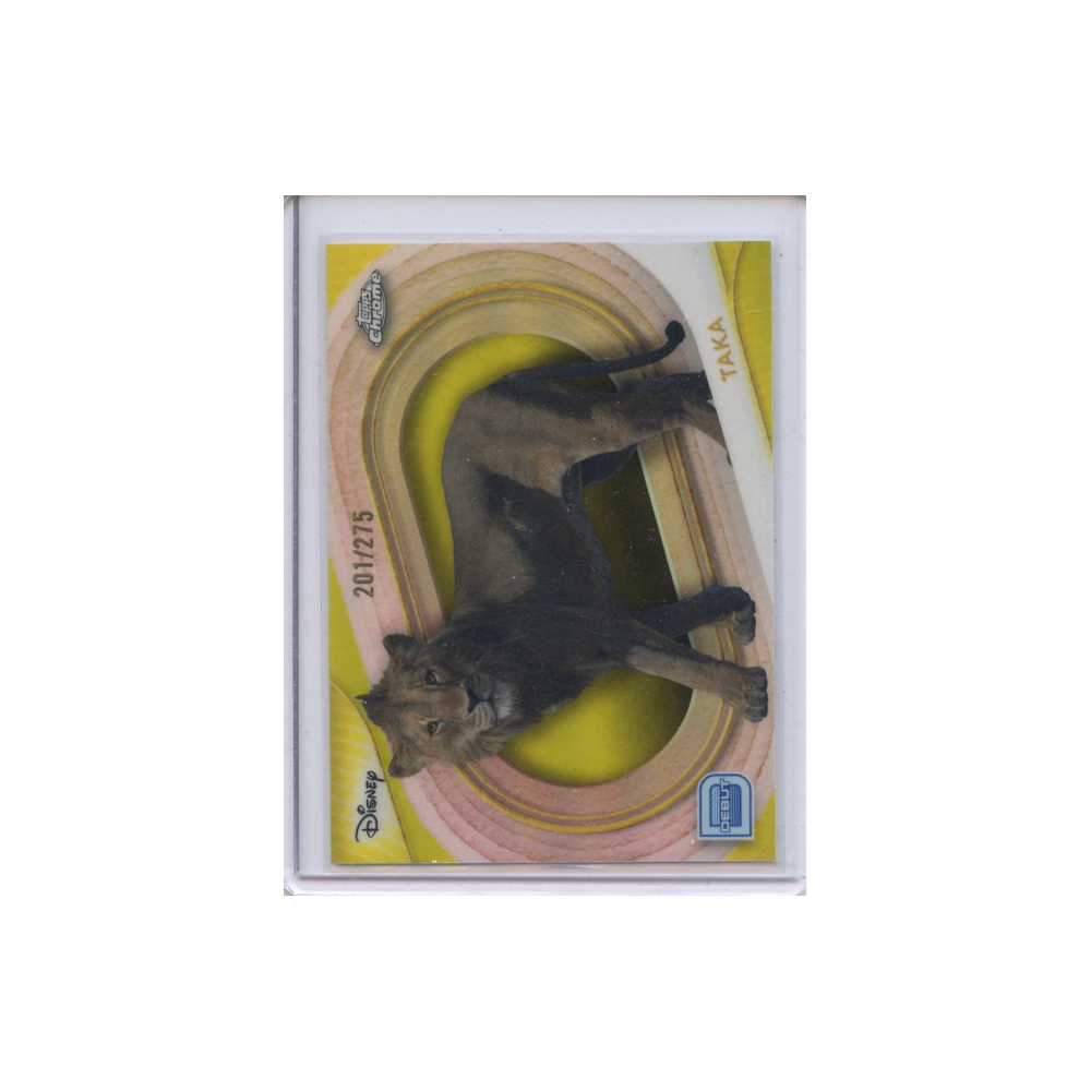 Taka-Yellow-Refractor-/275-2025-Topps-Chrome-Vorderseite