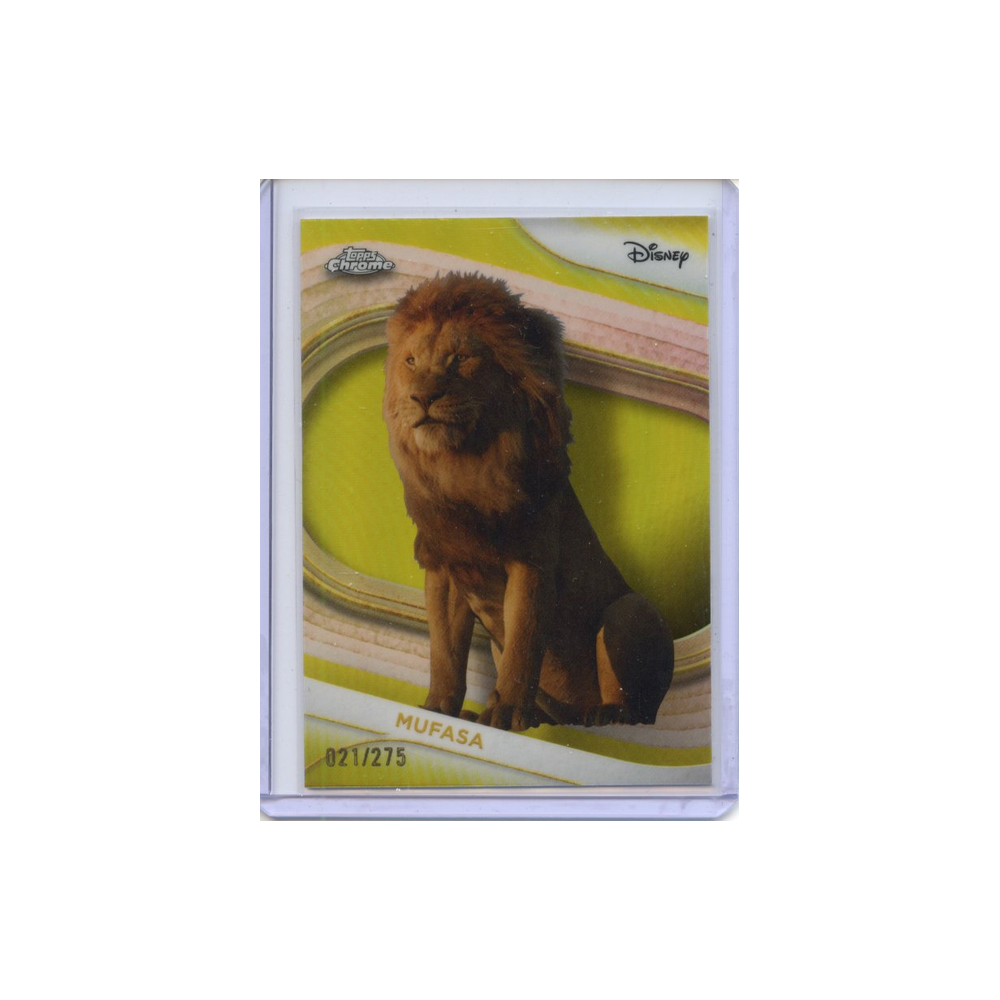 Mufasa-Yellow-Refractor-/275-2025-Topps-Chrome-Vorderseite