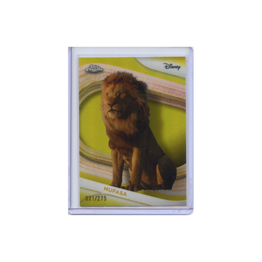 Mufasa-Yellow-Refractor-/275-2025-Topps-Chrome-Vorderseite