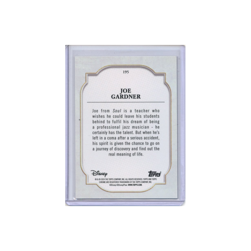 Joe-Gardner-Purple-Pulsar-/150-2024-Topps-Chrome-Rückseite