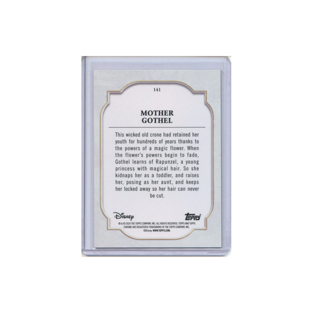 Mother-Gothel-Purple-Pulsar-/150-2024-Topps-Chrome-Rückseite