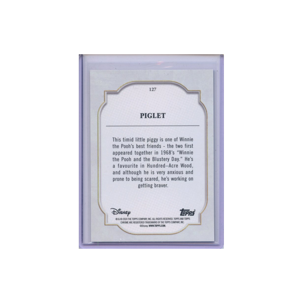 Piglet-Purple-Pulsar-/150-2024-Topps-Chrome-Rückseite