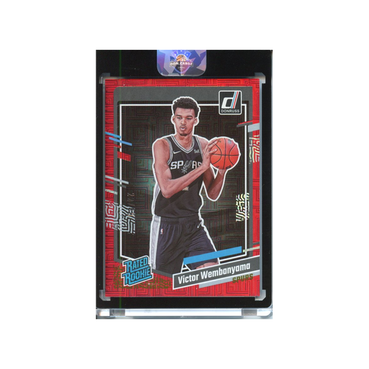 Victor-Wembanyama-Red-Choice-/99-2023-Donruss-Vorderseite