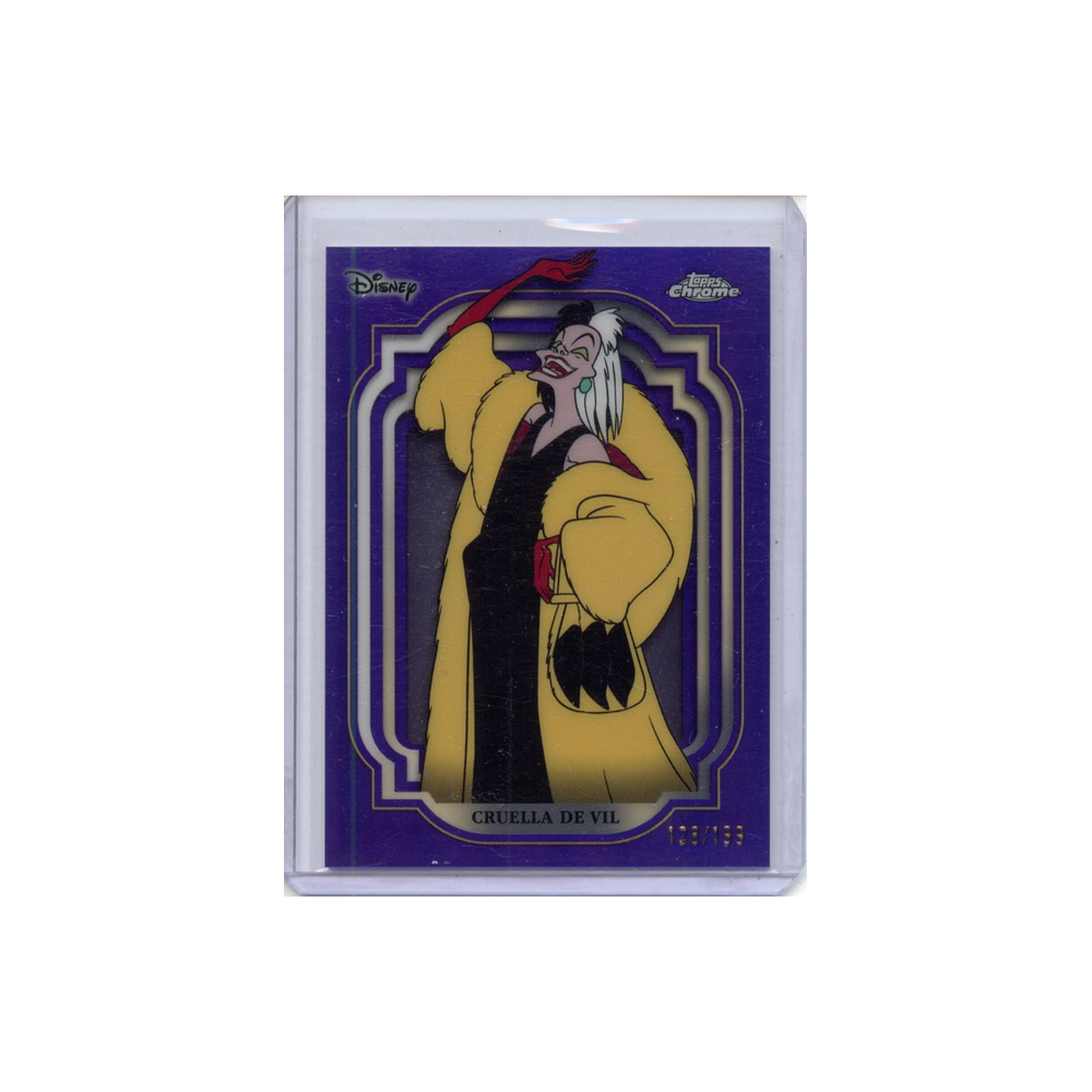 Cruella-de-Vil-Purple-Refractor-/199-2024-Topps-Chrome-Vorderseite