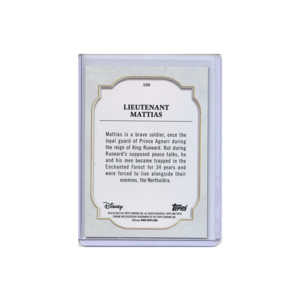 Lieutenant-Mattias-Purple-Refractor-/199-2024-Topps-Chrome-Rückseite