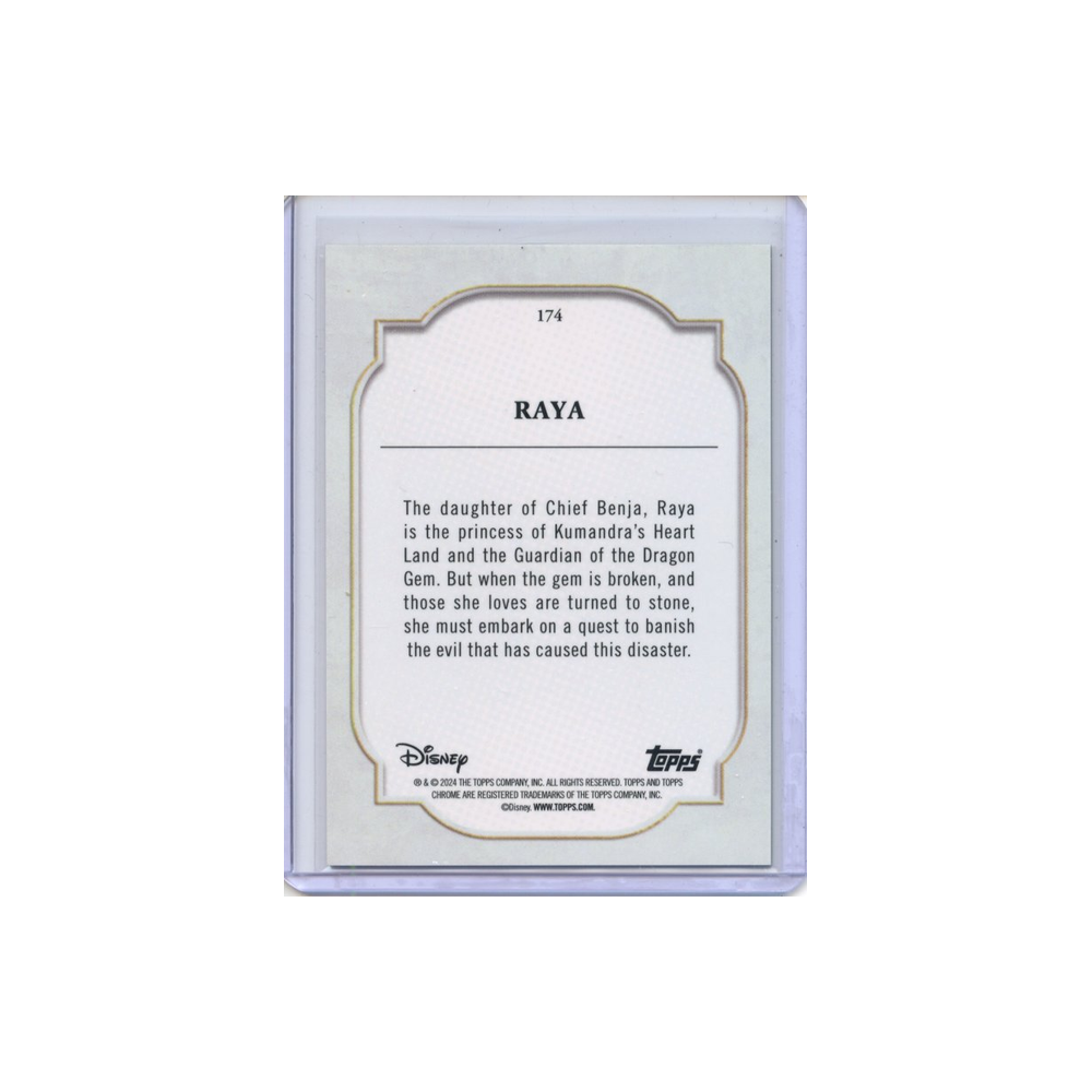 Raya-Green-Refractor-/99-2024-Topps-Chrome-Rückseite