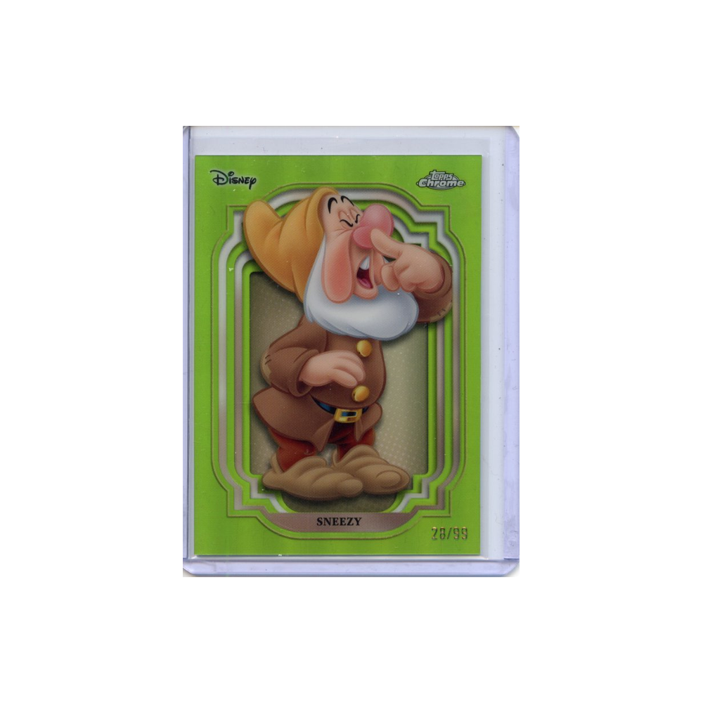 Sneezy-Green-Refractor-/99-2024-Topps-Chrome-Vorderseite