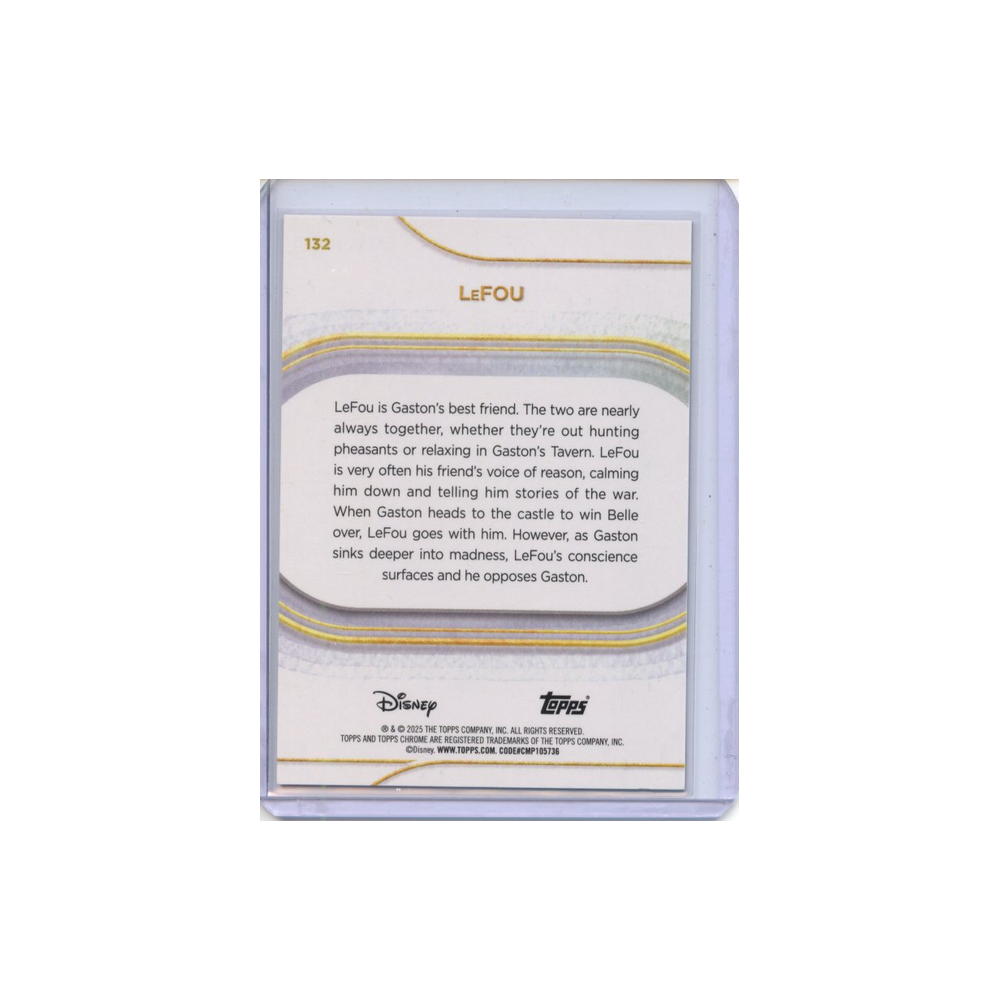 Lefou-Pink-Refractor-/250-2025-Topps-Chrome-Rückseite