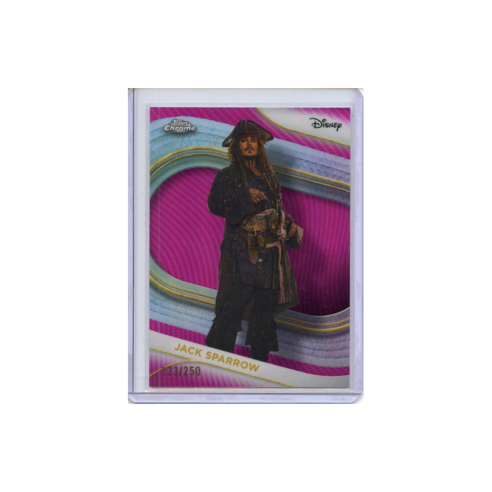 Jack-Sparrow-Pink-Refractor-/250-2025-Topps-Chrome-Vorderseite