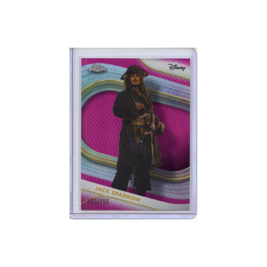 Jack-Sparrow-Pink-Refractor-/250-2025-Topps-Chrome-Vorderseite