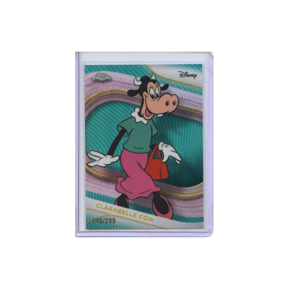 Clarabelle-Cow-Teal-Refractor-/299-2025-Topps-Chrome-Vorderseite