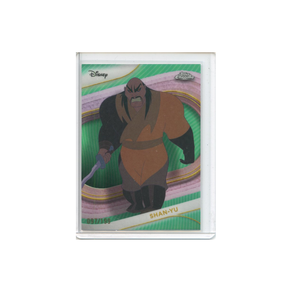Shan-Yu-Aqua-Refractor-/199-2025-Topps-Chrome-Vorderseite