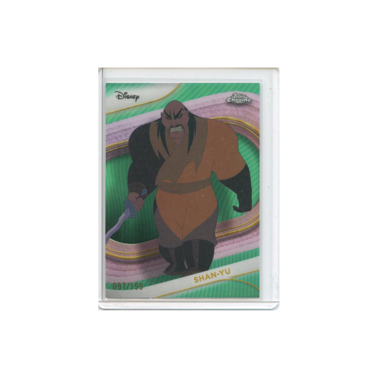 Shan-Yu-Aqua-Refractor-/199-2025-Topps-Chrome-Vorderseite