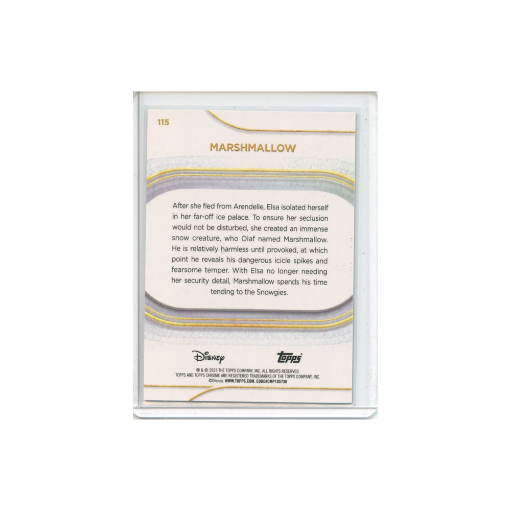 Marshmallow-Aqua-Refractor-/199-2025-Topps-Chrome-Rückseite