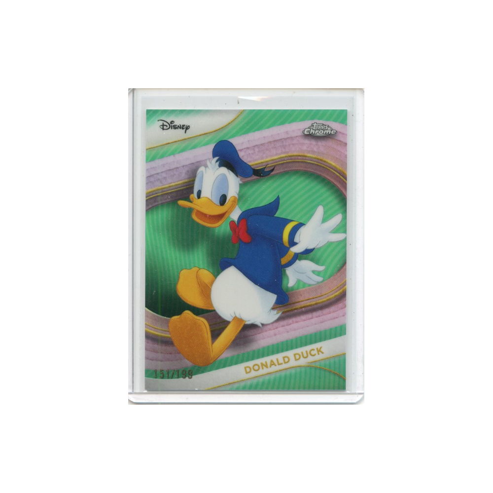 Donald-Duck-Aqua-Refractor-/199-2025-Topps-Chrome-Vorderseite
