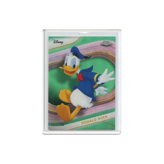 Donald-Duck-Aqua-Refractor-/199-2025-Topps-Chrome-Vorderseite