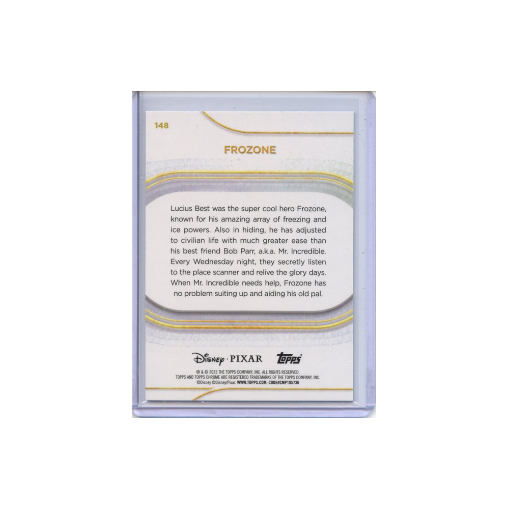 Frozone-Teal-Refractor-/299-2025-Topps-Chrome-Rückseite