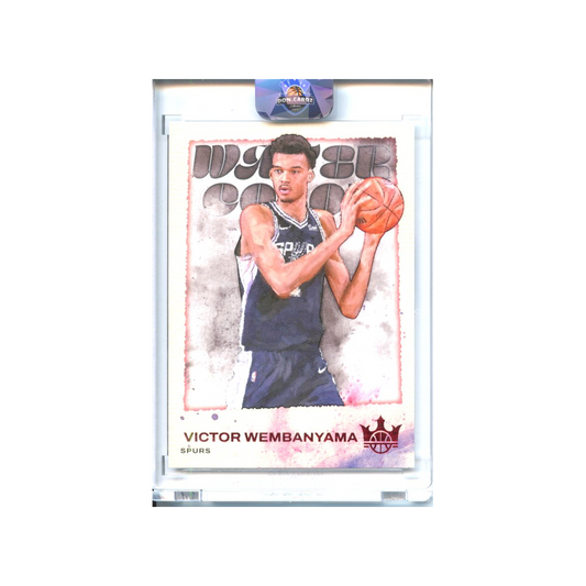 Victor-Wembanyama-Water-Color-Ruby-/149-2023-Court-Kings-Vorderseite