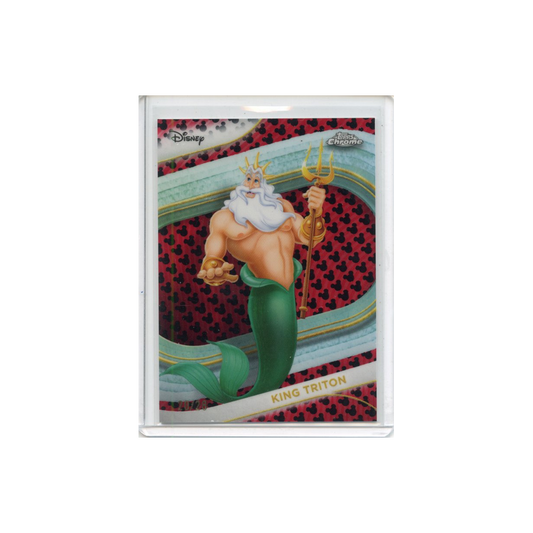 King-Triton-Mickey-Red-and-Black-Refractor-/28-2025-Topps-Chrome-Vorderseite