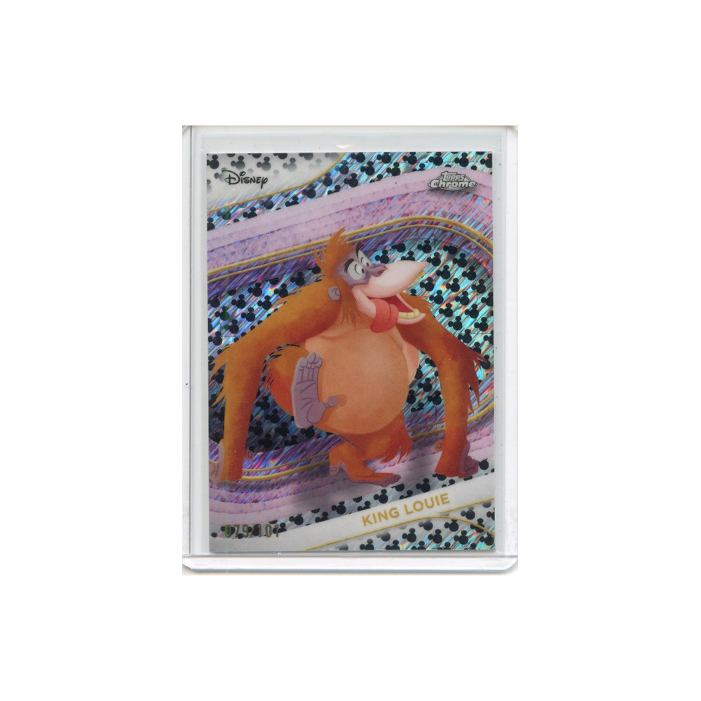 King-Louie-Mickey-Mouse-Black-and-White-Shimmer-/101-2025-Topps-Chrome--Vorderseite