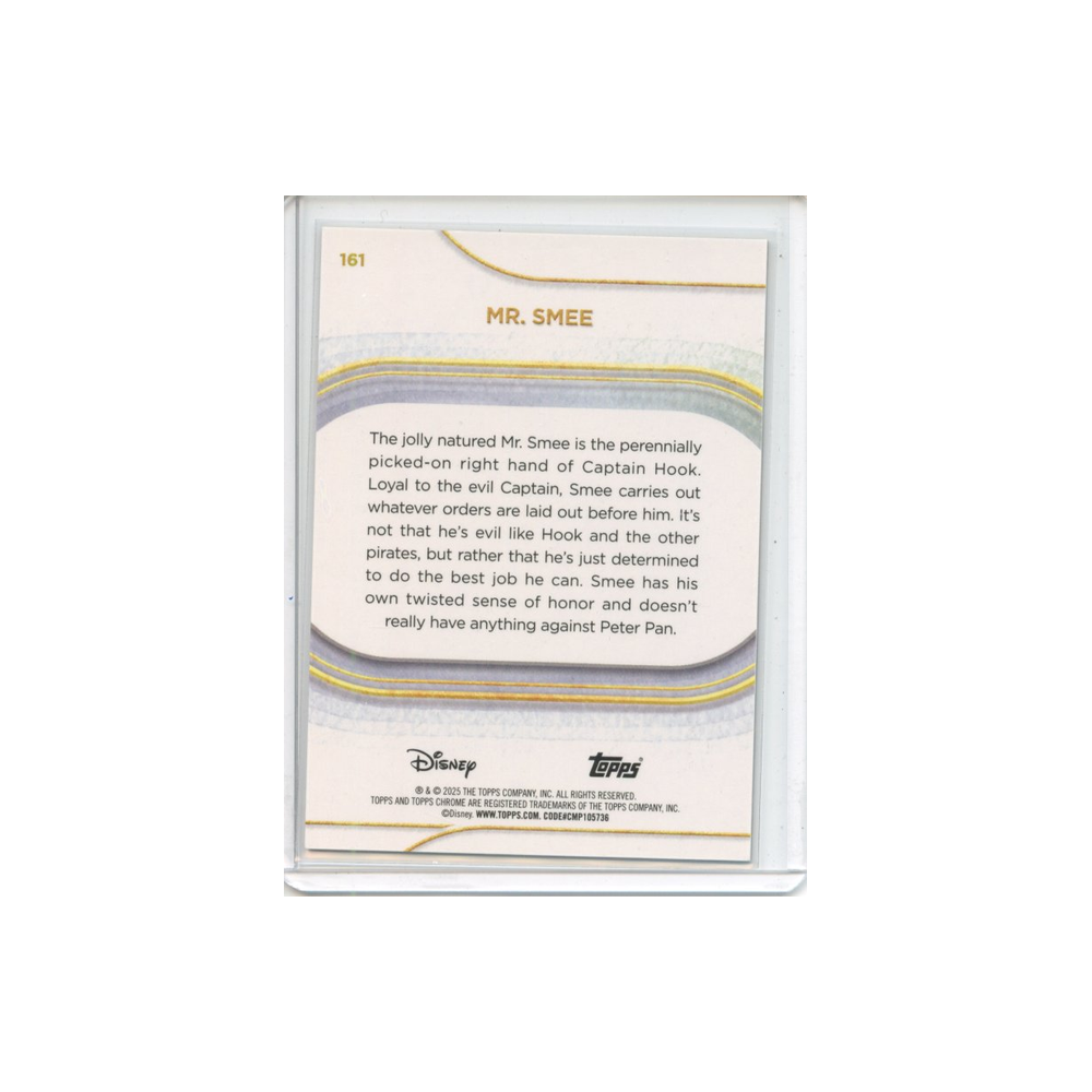 Mr.-Smee-Gold-Wave-/50-2025-Topps-Chrome-Rückseite