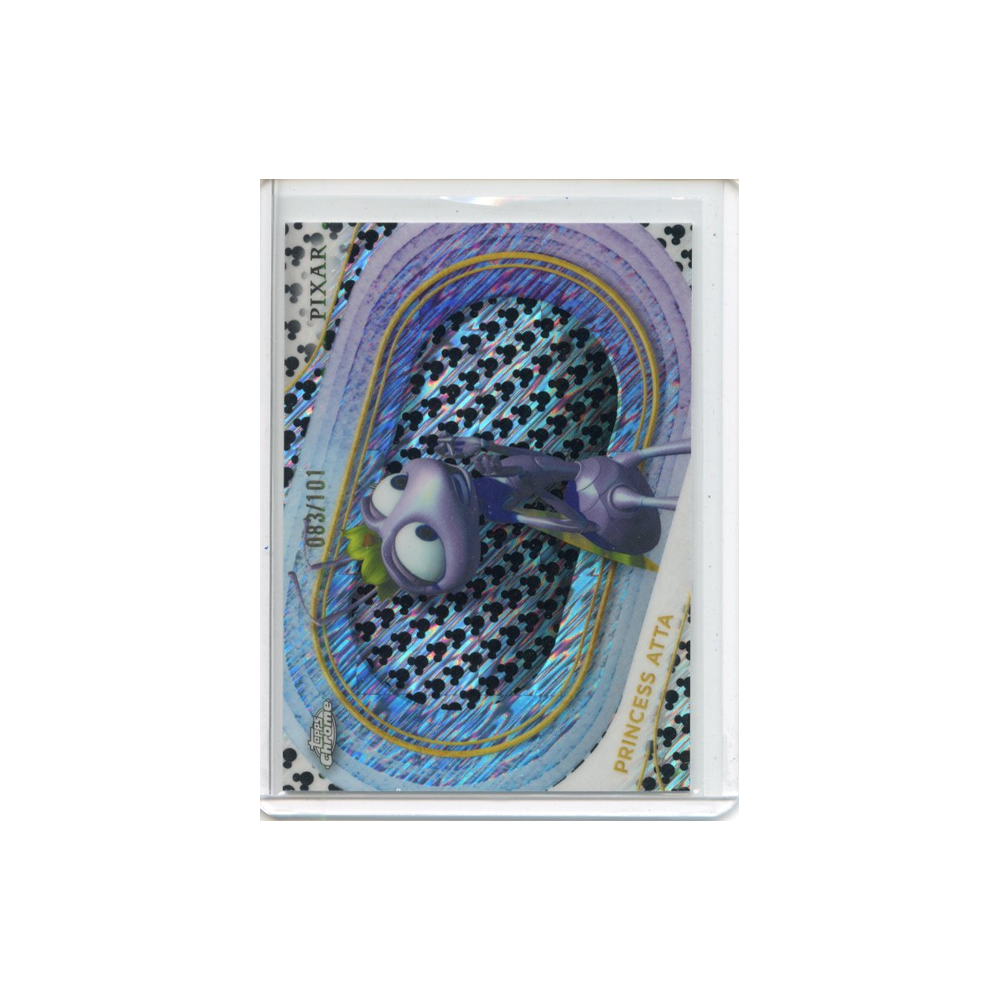 Princess-Atta--Mickey-Mouse-Black-and-White-Shimmer-/101-2025-Topps-Chrome-Vorderseite