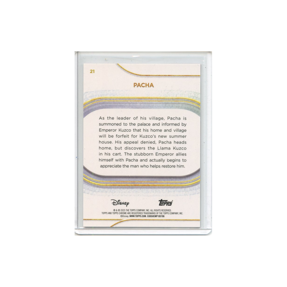 Pacha-Orange-Wave-/25-2025-Topps-Chrome-Rückseite