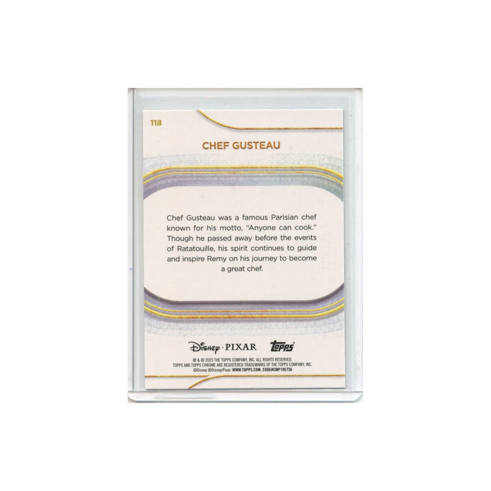 Chef-Gusteau-Mickey-Mouse-Black-and-White-Shimmer-/101-2025-Topps-Chrome-Rückseite