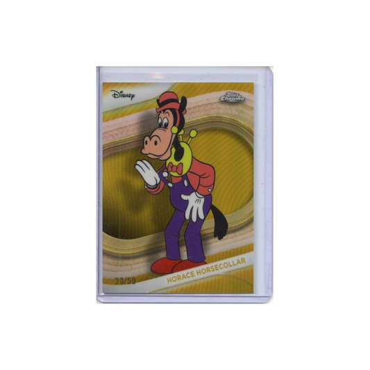 Horace-Horsecollar-Gold-Refractor-/50-2025-Topps-Chrome-Vorderseite
