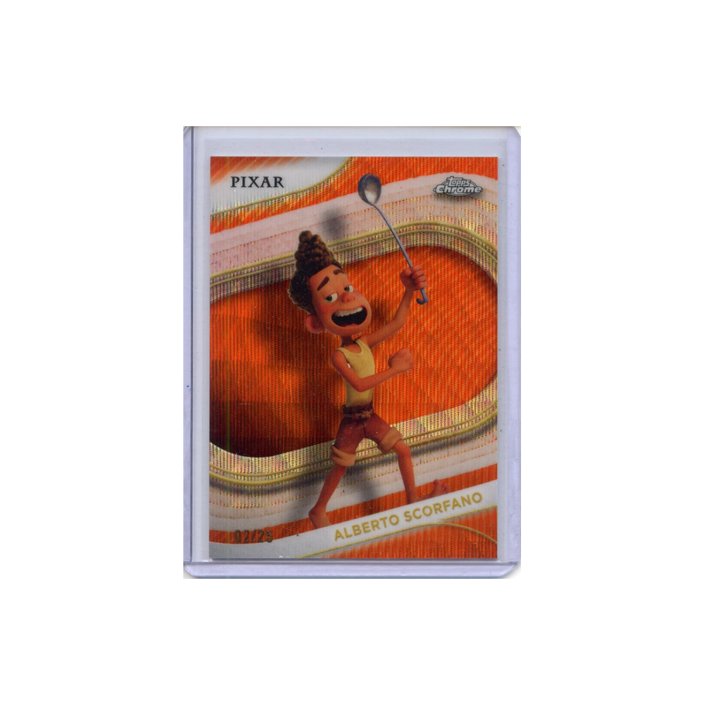 Alberto-Scorfano-Orange-Wave-/25-2025-Topps-Chrome-Vorderseite