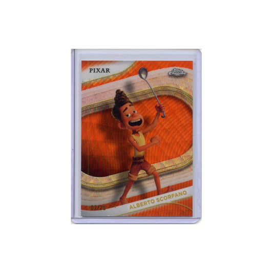 Alberto-Scorfano-Orange-Wave-/25-2025-Topps-Chrome-Vorderseite