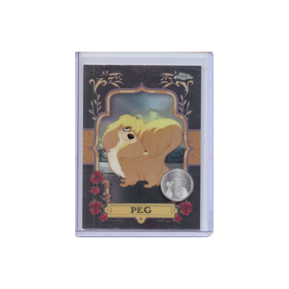 Peg-Lady-and-Tramp-70th-Anniversary-2025-Topps-Chrome-Vorderseite