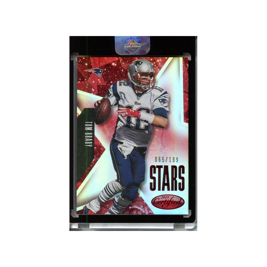 Tom-Brady-Stars-Mirror-Red-/199-2015-Certified-Vorderseite