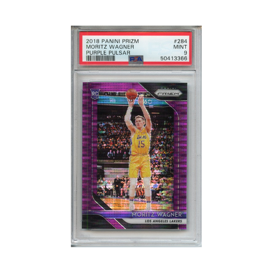 Moritz-Wagner-Purple-Pulsar-2018-Panini-Prizm-PSA-9-Vorderseite